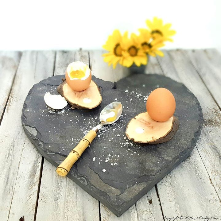 how we made some rustic egg cups easy diy