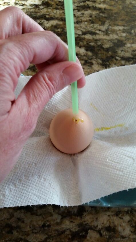 make farm fresh eggs last by blowing them out