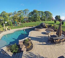 landscaping around pools