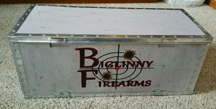 old shipping box goes ammo boom