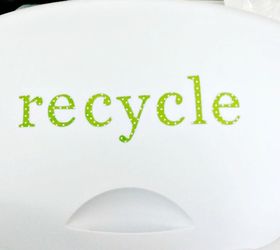 easy tree art recycle bin or trash can tutorial