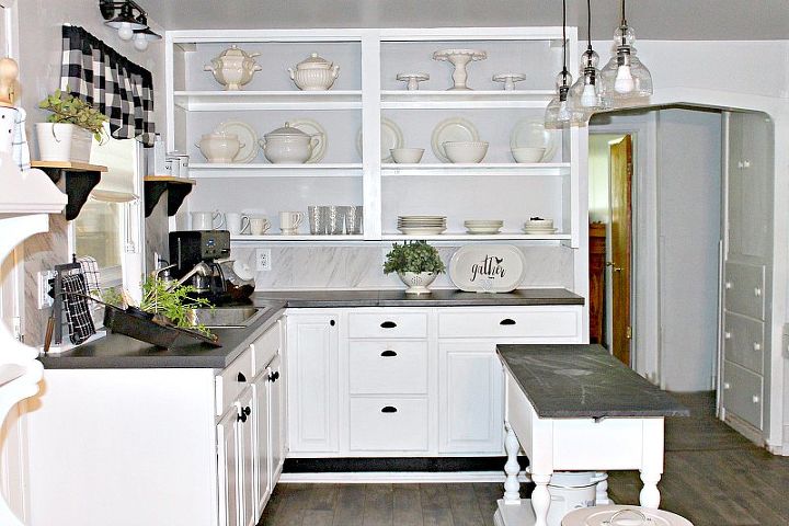 how to design a farmhouse kitchen on a budget