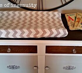 buffet to changing table makeover