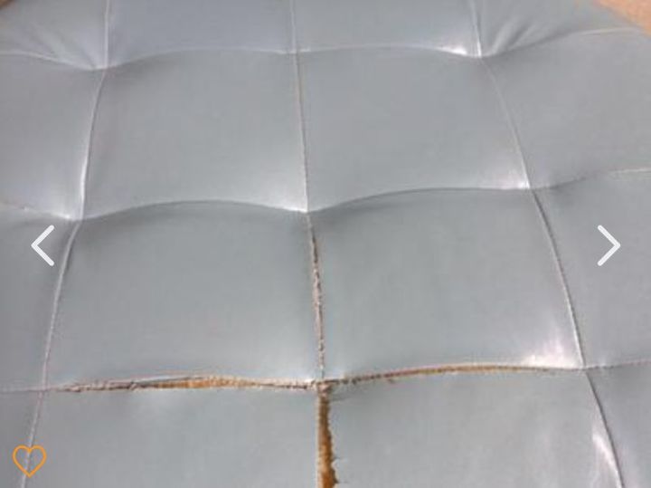 Ripped Seams On This Faux Leather Chair, How To Repair Torn Leather On Couch