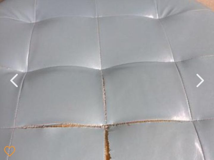 How Do I Repair The Ripped Seams On This Faux Leather Chair Hometalk Ripped Seams On This Faux Leather Chair, How To Patch A Torn Leather Sofa