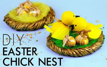 Decoraciones de Pascua para exteriores DIY - Chick Nest