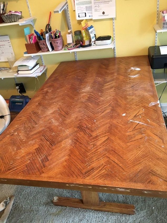 throw away your tablecloths stop covering up that ugly table