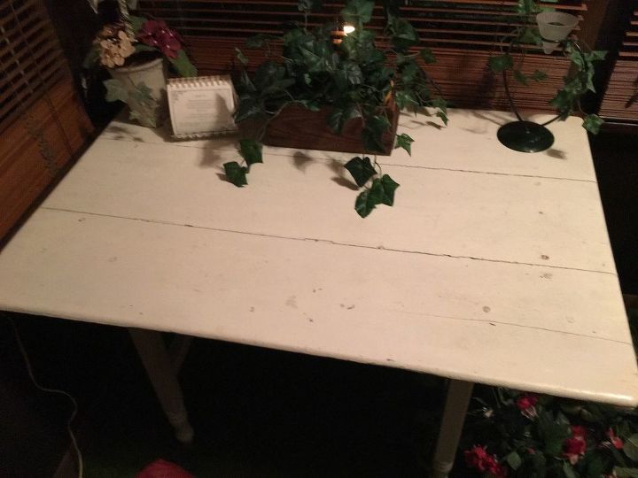 q i have an old wooden farm table that has too many layers of paint to n