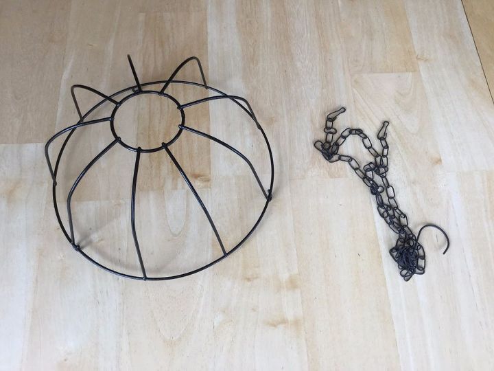 easy flower basket to solar chandelier