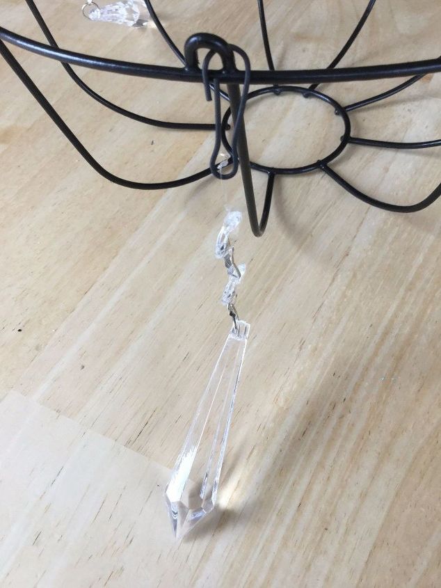 easy flower basket to solar chandelier