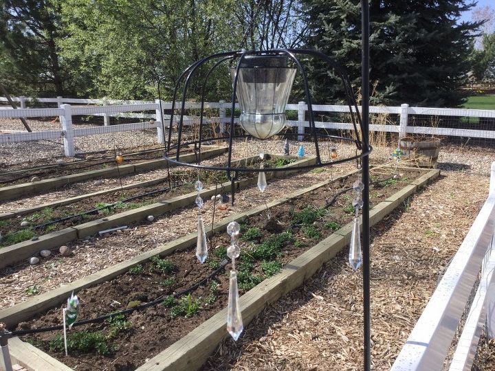 easy flower basket to solar chandelier