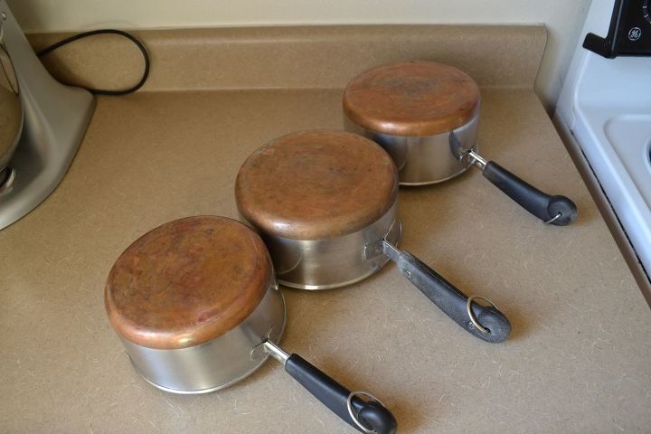 how to clean copper bottomed pots