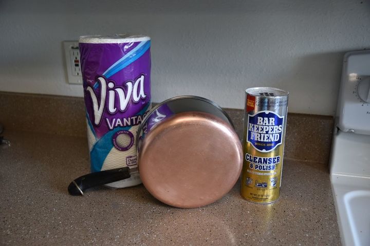 how to clean copper bottomed pots