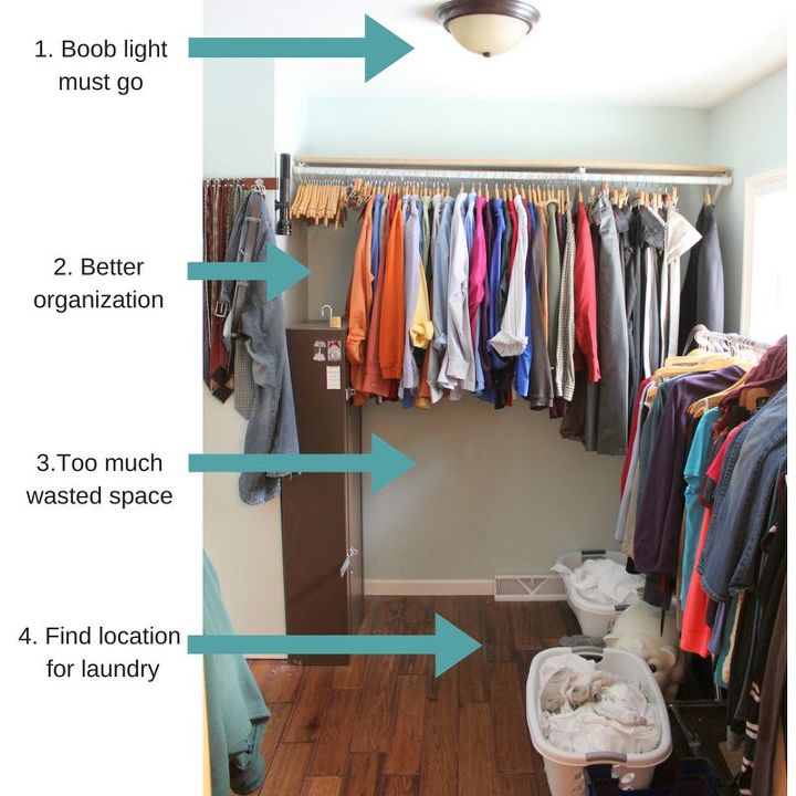 diy master bedroom closet makeover on a budget