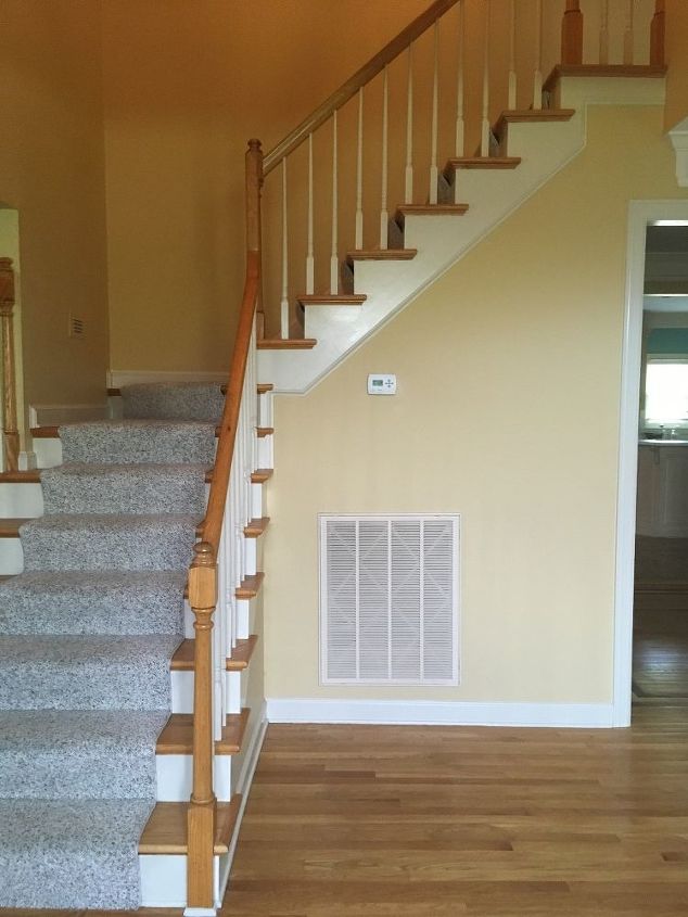 q what can i do to disguise the return air vent in my foyer