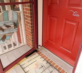 how to easily clean your front door back to new again