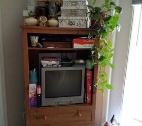 q suggestions for an old tv stand