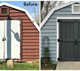 farmhouse shed makeover
