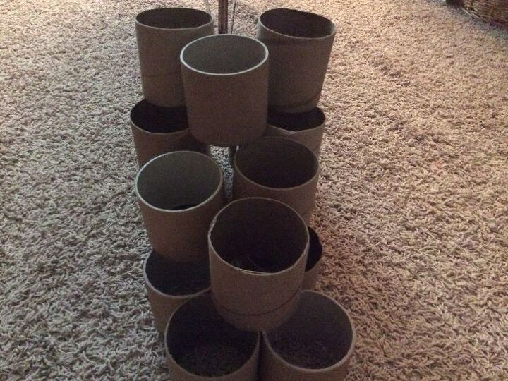 q what can i do with a numerous amount of empty crochet thread spools