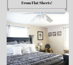 Make Your Own Ruffled Duvet Cover From Flat Sheets Hometalk