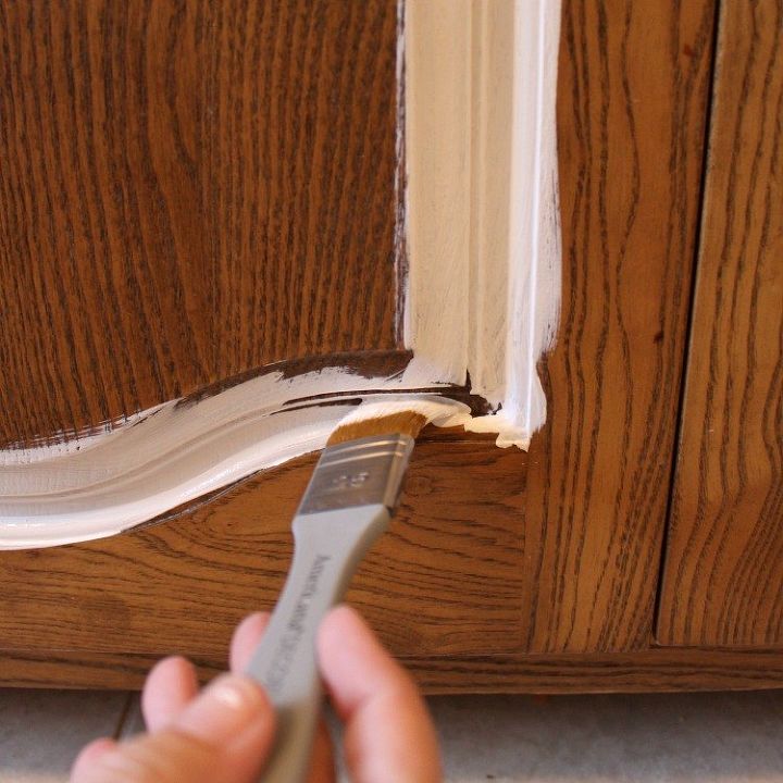 my new favorite way to paint kitchen cabinets