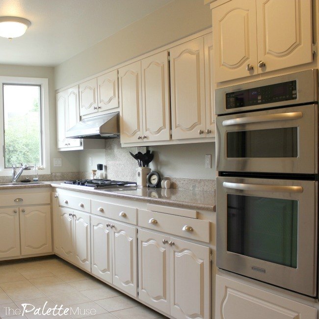 my new favorite way to paint kitchen cabinets