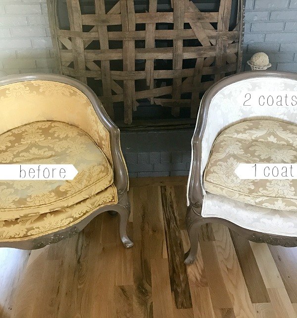 how fabric paint transformed my chairs