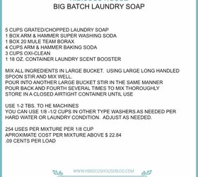 actualizacin de big batch laundry soap