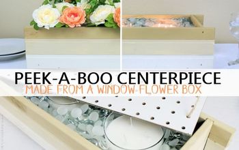 Centro de mesa "Peek-A-Boo" de la jardinera
