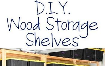 How to Make Wood Storage Shelves