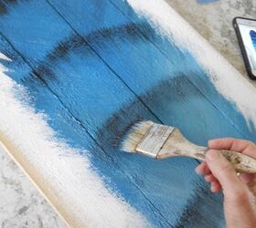 how to paint large scale feather art