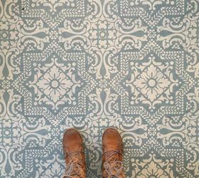 Easy Diy Fix Concrete Floor Stencils Hometalk