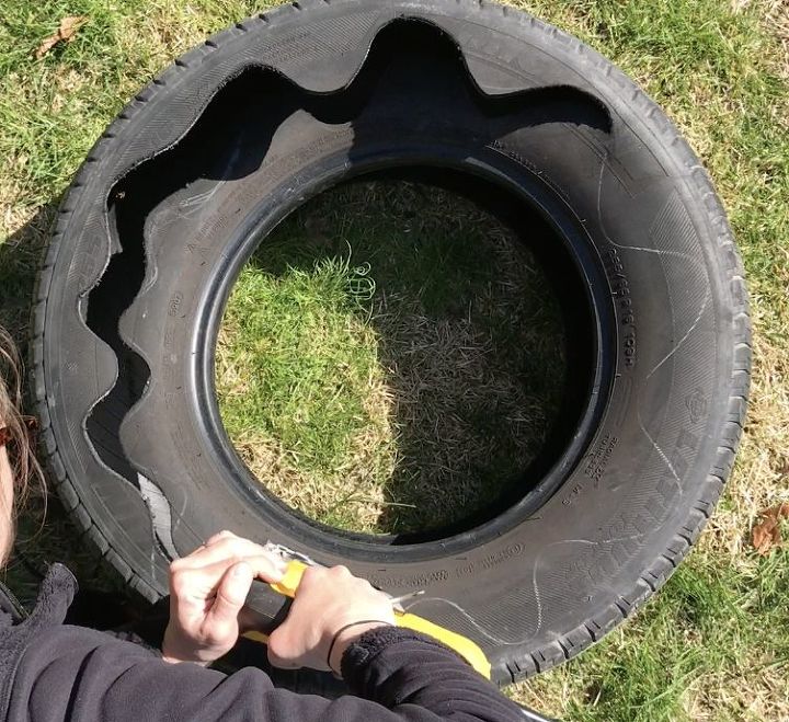 plantadeira convertida em pneu