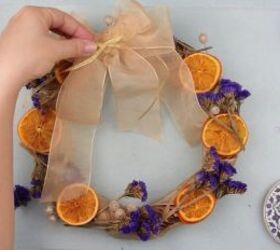 diy dried flower and fruit wreath