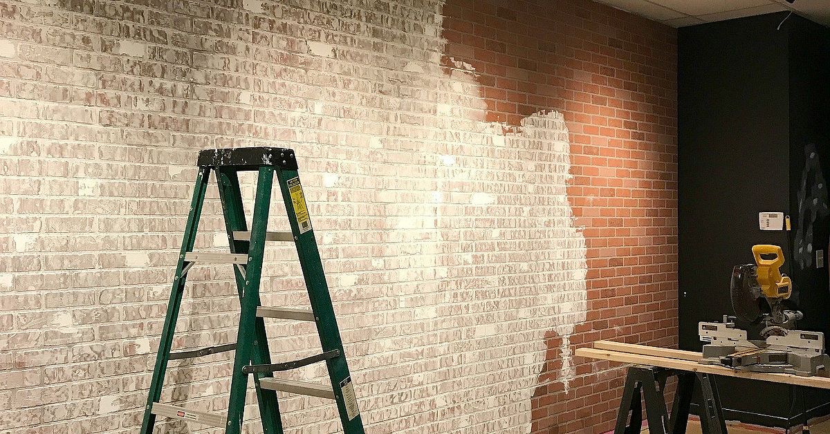 Create Faux Brick Wall Using Inexpensive Paneling Hometalk