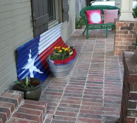 texas independence day porch decor
