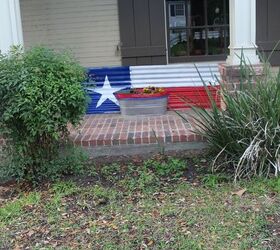 texas independence day porch decor