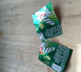garden markers made from soda cans