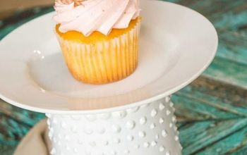 DIY Cake Plates Using Upcycled Containers