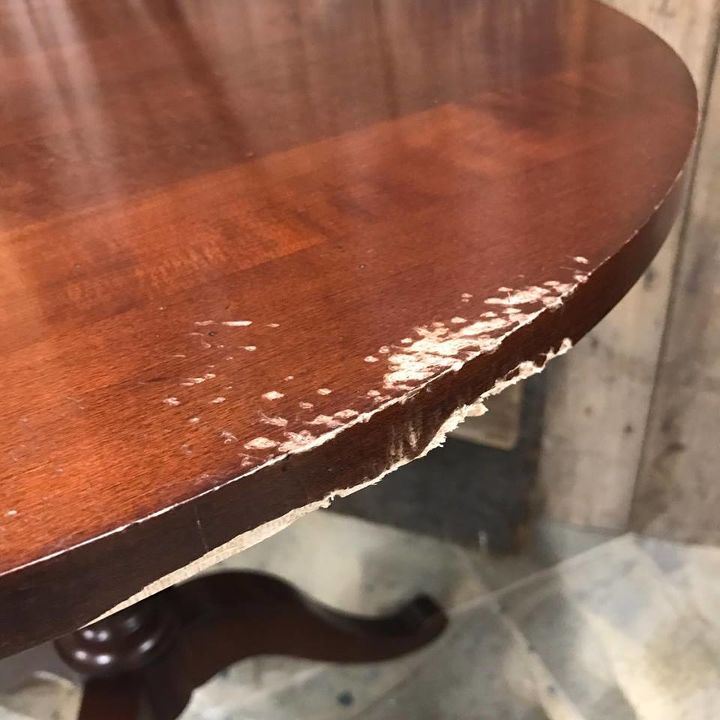 el perro se comi tus muebles cmo reparar y pintar una mesa de pedestal mordida
