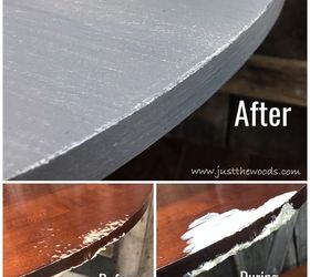 dog ate your furniture how to repair paint a chewed pedestal table