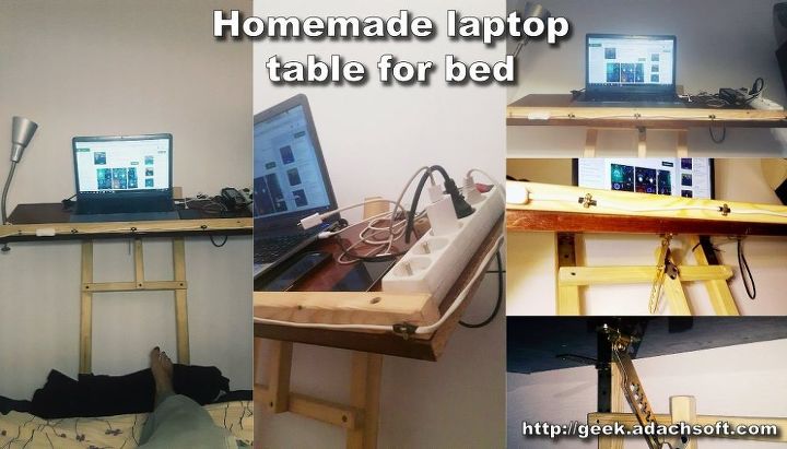 mesa casera para ordenador porttil para la cama
