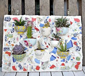 Upcycle Your Old Bowls and Plates Into a Stunning Wall Planter