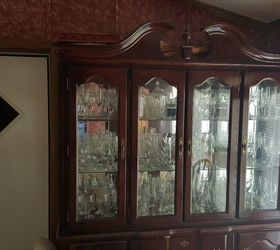 Any Ideas For Use Of Top Half Of Glass Door China Cabinet Hometalk