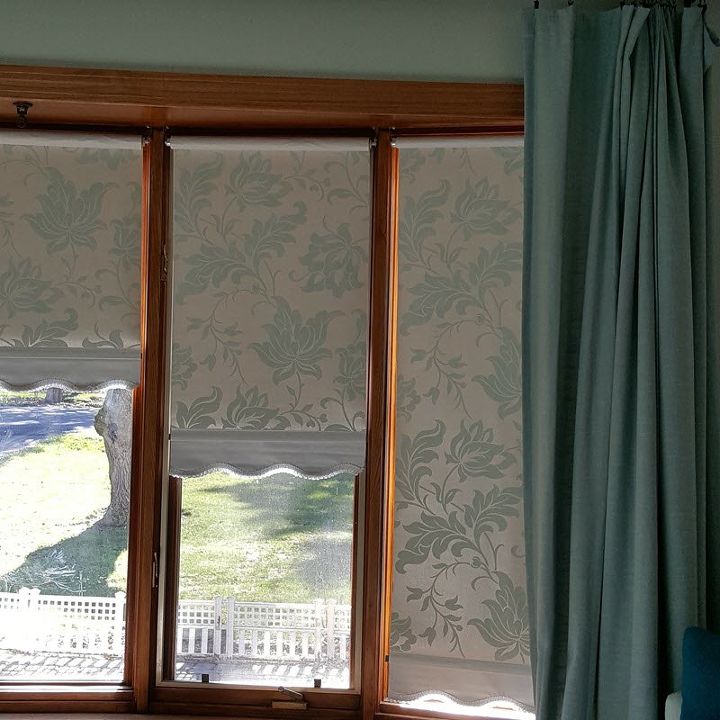cmo disear hermosas cortinas enrollables con papel tapiz