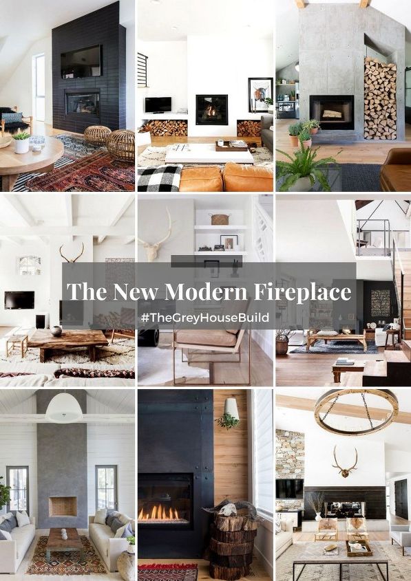 the new modern fireplace