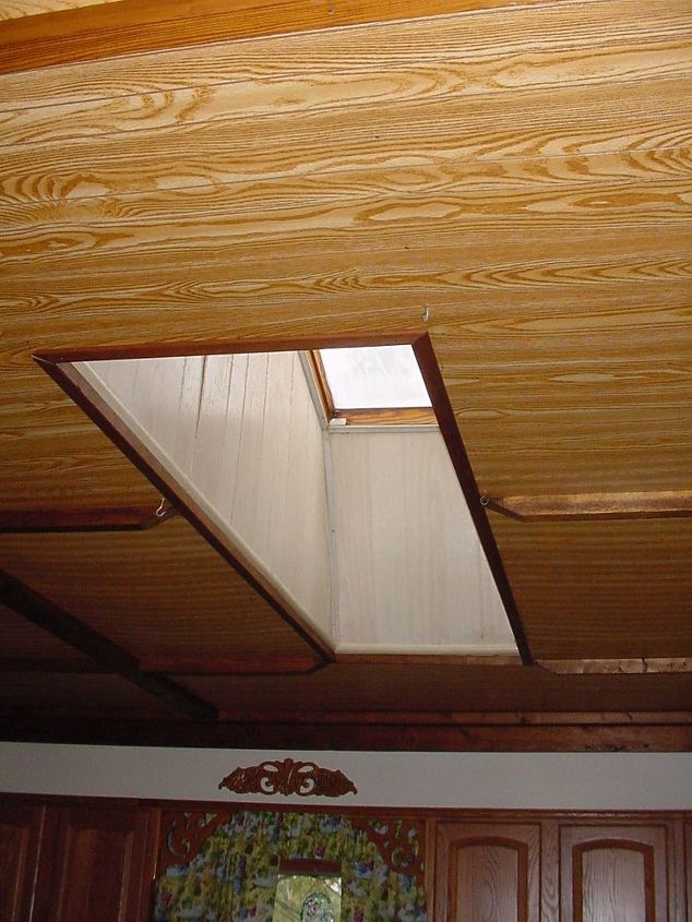 what can i do with the ceiling after the skylight is removed