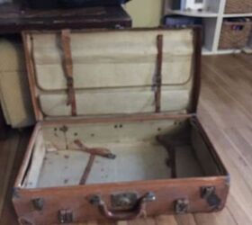 repurposed suitcases, This suitcase would become the top