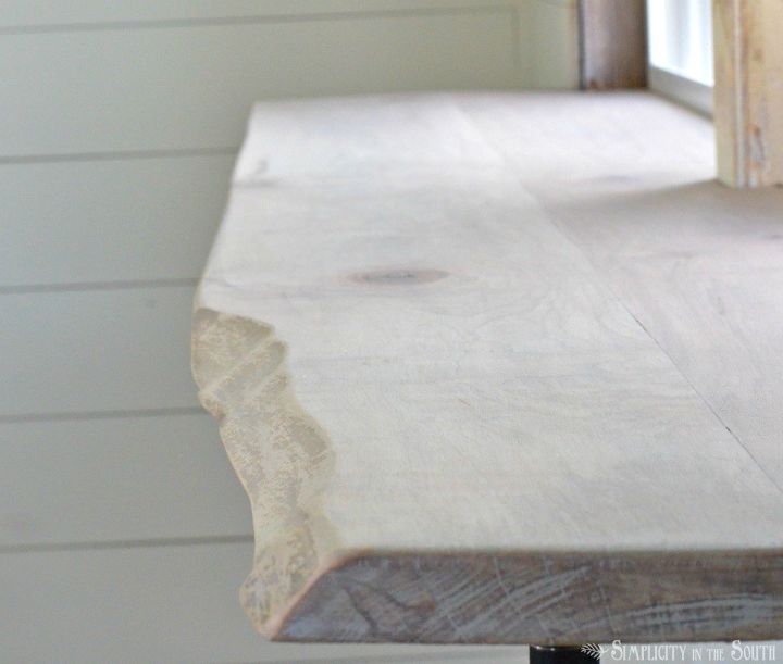 live edge wood bar an easy way to join wood planks using basic tools