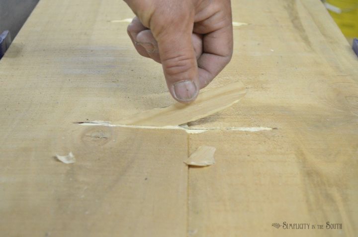 barra de madera de borde vivo y una manera fcil de unir los tablones de madera